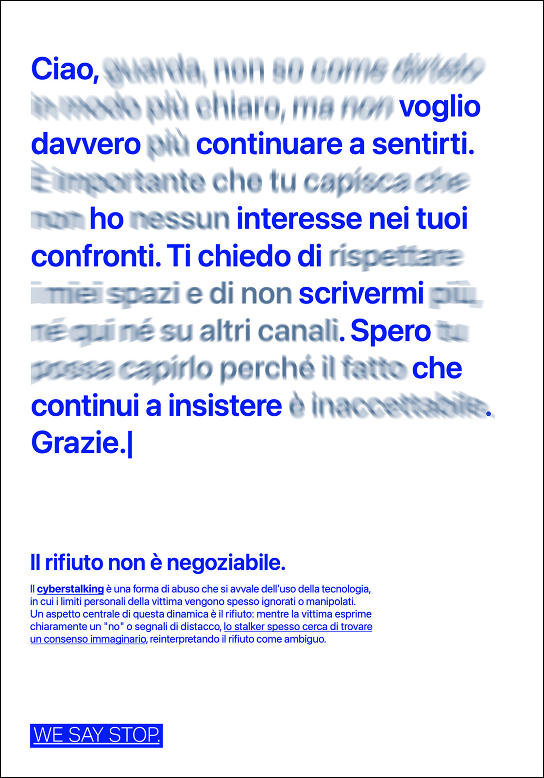 Chat fittizia utilizzata nella ricerca